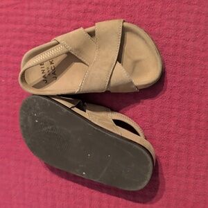 Janie and Jack Brown Kids Sandals